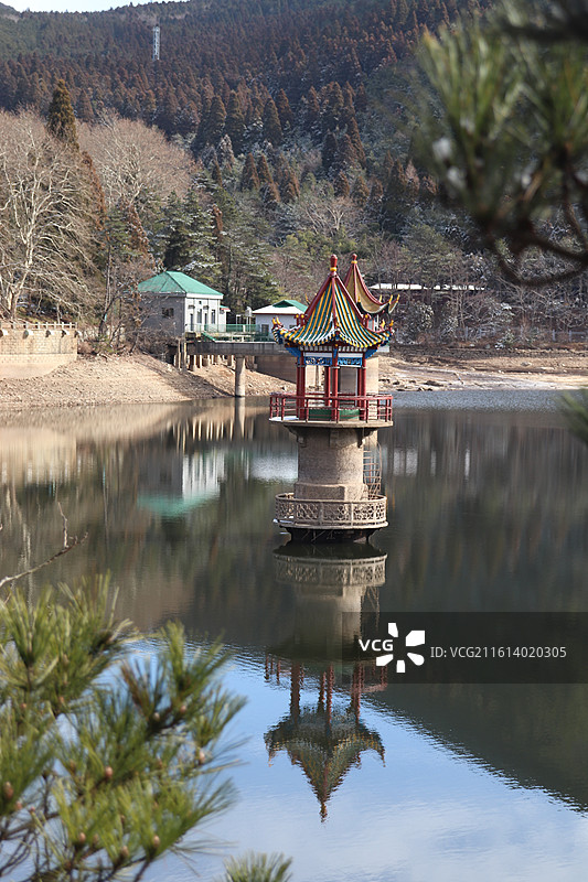 江西九江庐山芦林湖芦林大桥图片素材