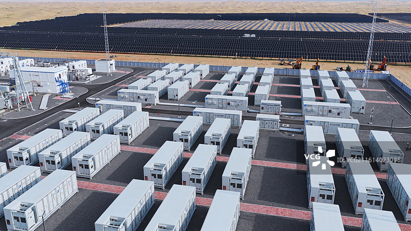 新能源储能电站图片素材