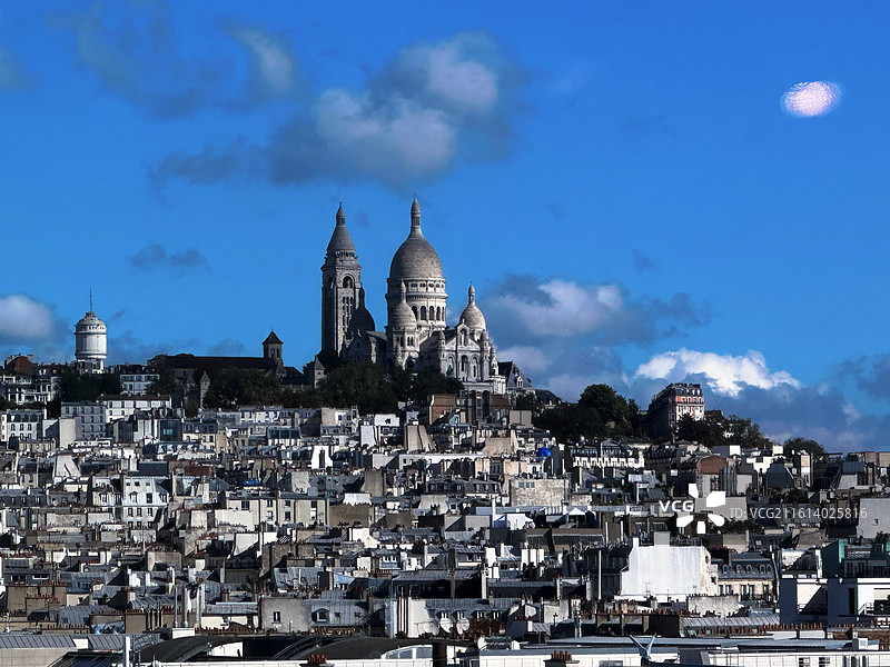 法国老佛爷窗外景色图片素材