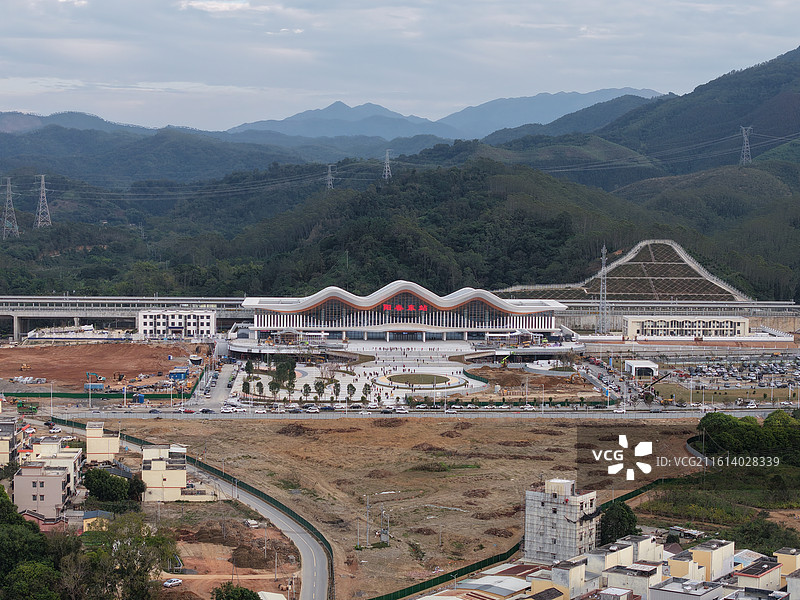 阳春东高铁站图片素材
