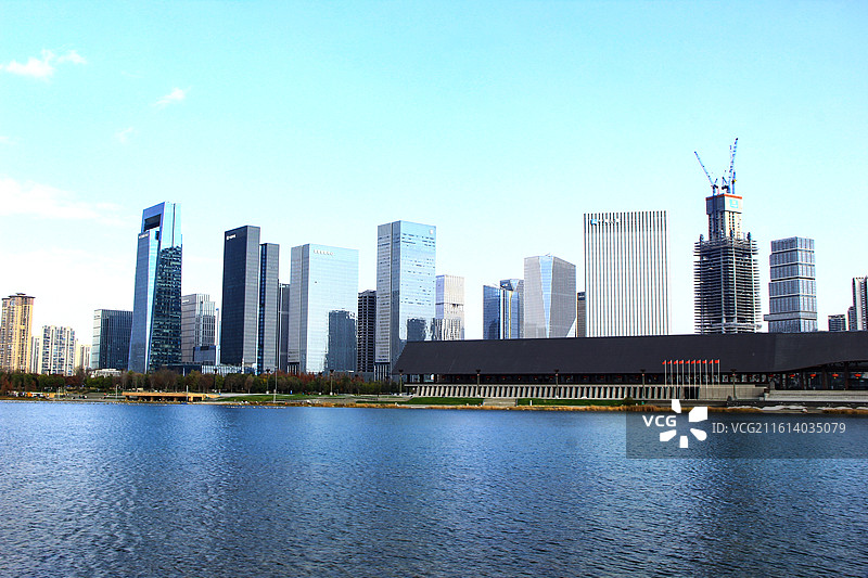 四川天府新区天府国际会议中心周边建筑图片素材