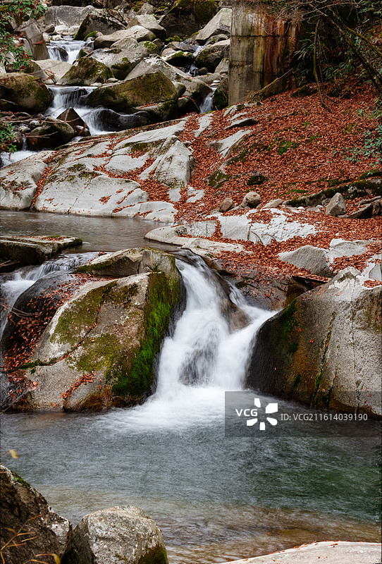 米仓山晚秋景色图片素材