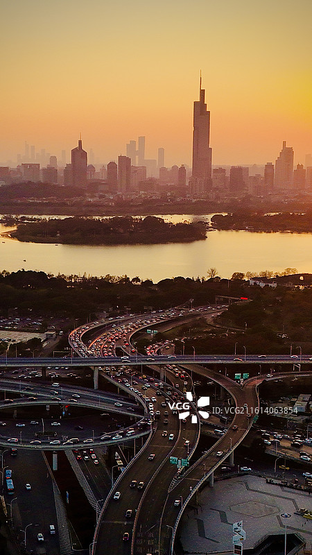 南京玄武湖新庄立交图片素材