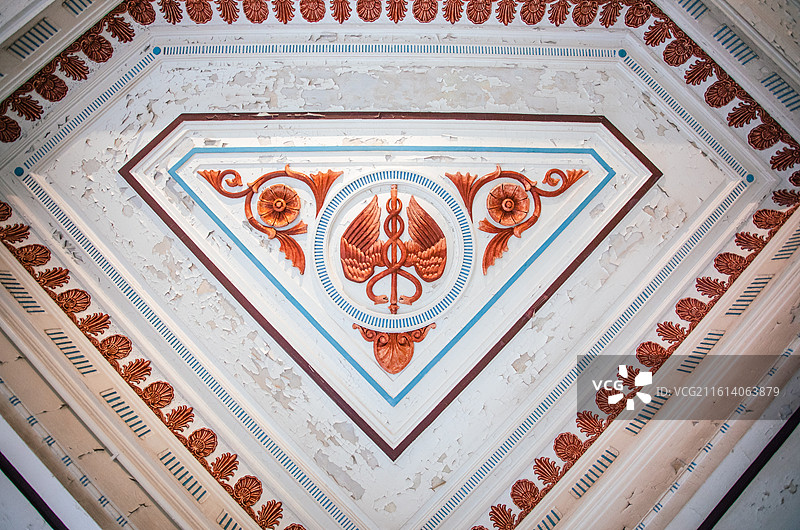 上海外滩江海关大楼建筑内部空间景观图片素材