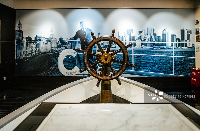 上海交通大学董浩云航运博物馆内部展厅图片素材