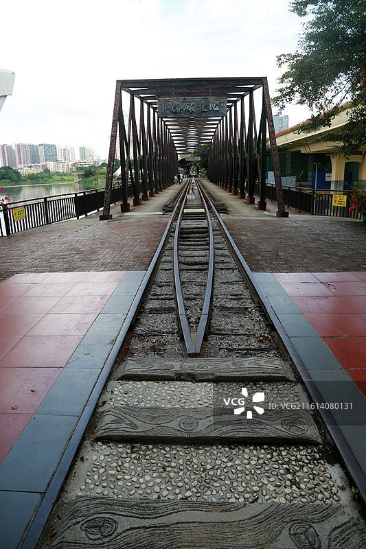 广西南宁南铁记忆铁路主题文化公园图片素材