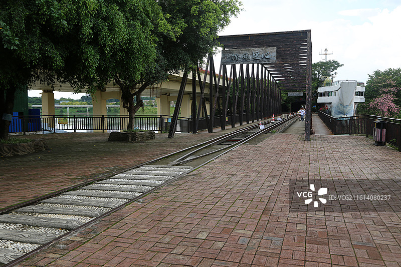 广西南宁南铁记忆铁路主题文化公园图片素材