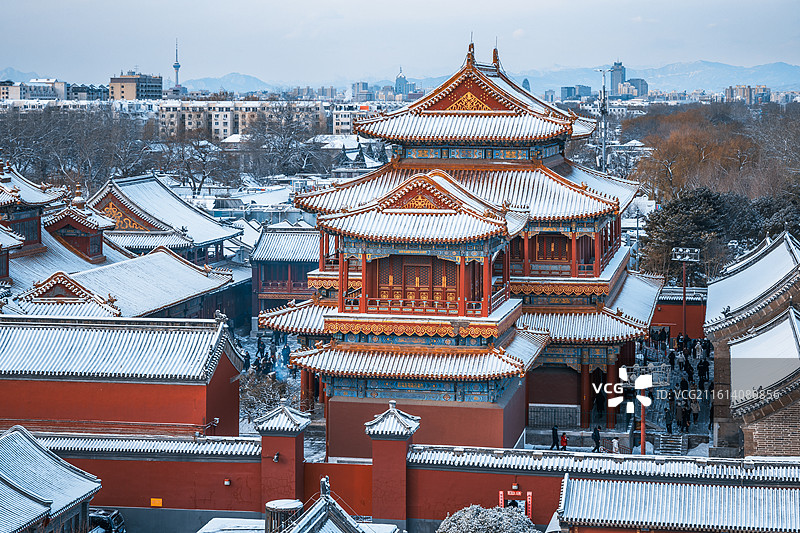 冬季的雪景图片素材