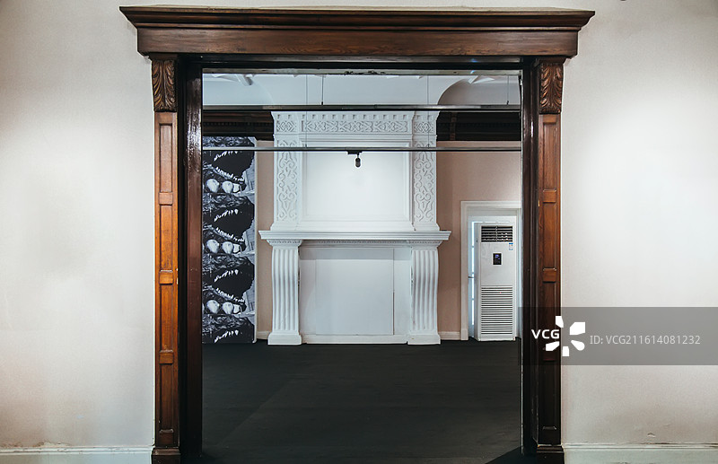 上海陕西北路457号 何东旧居老建筑室内景观图片素材