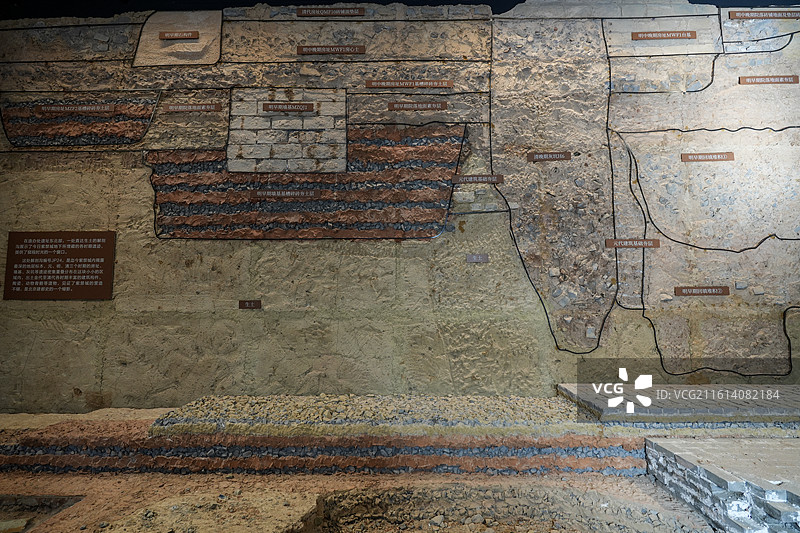 北京故宫永寿宫“九重之下-故宫造办处旧址考古成果展”的展览现场和展品图片素材