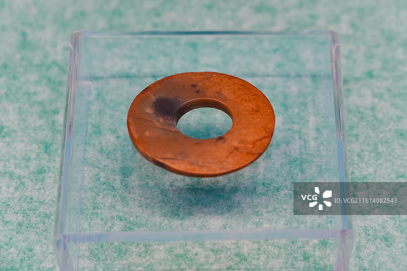 商青玉璧  青岛市博物馆“清心为本——中国古代廉洁文化展”展品图片素材