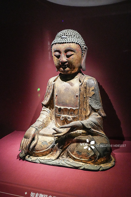 北京中国典籍博物馆“既往未来-小西天文物撷珍与悬塑艺术特展”展览现场和展品图片素材