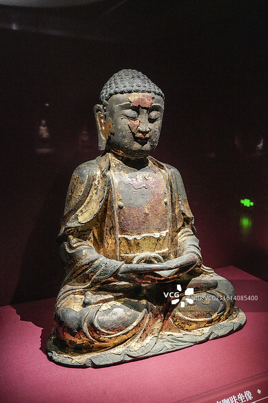 北京中国典籍博物馆“既往未来-小西天文物撷珍与悬塑艺术特展”展览现场和展品图片素材