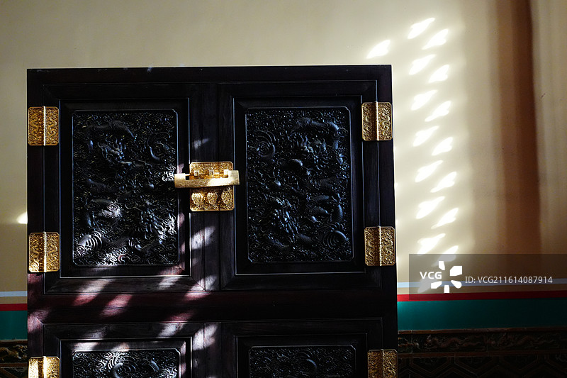 寿皇殿 紫檀木柜图片素材
