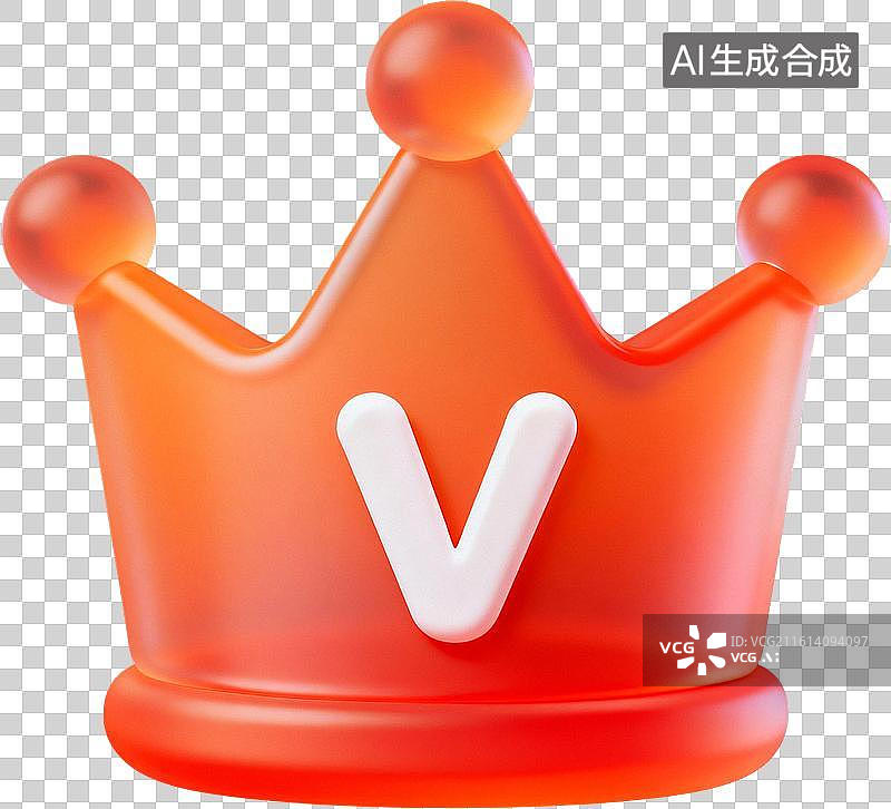 【AI数字艺术】王冠VIP图标图片素材