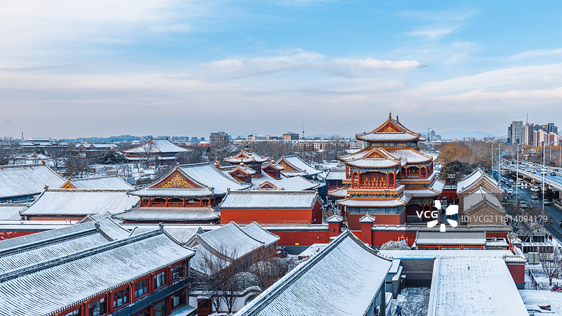 冬季的雪景图片素材