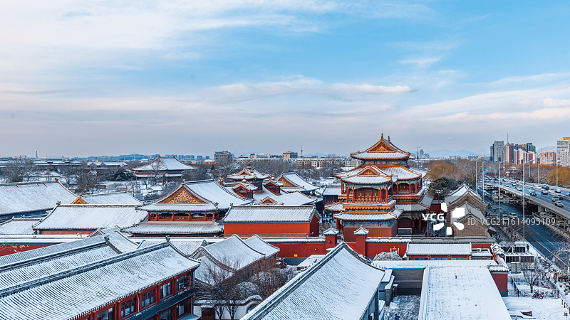 冬季的雪景图片素材