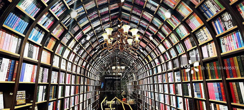 北京钟书阁内部景观图片素材