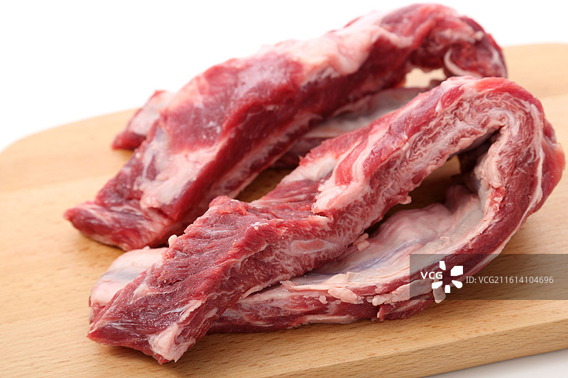 新鲜牛肋条图片素材