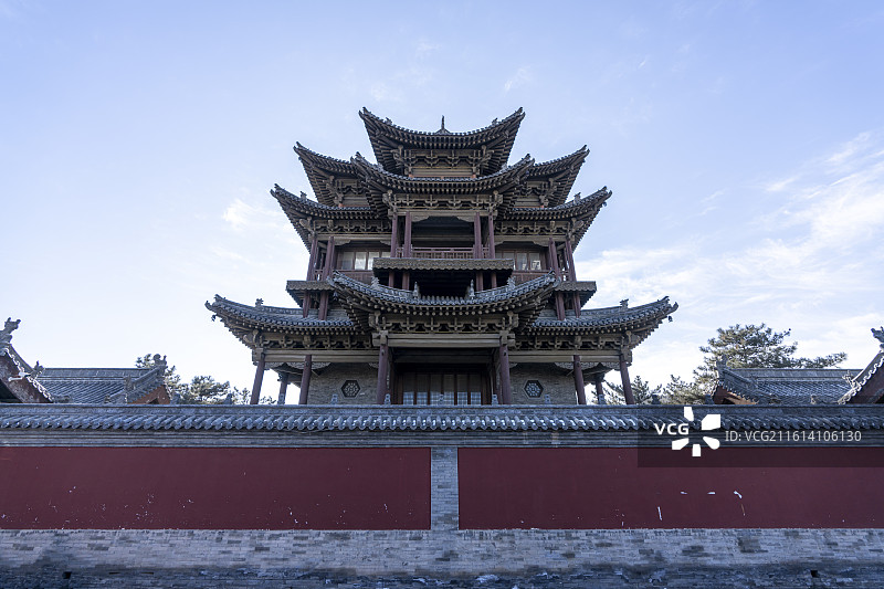 大同文庙 尊经阁图片素材