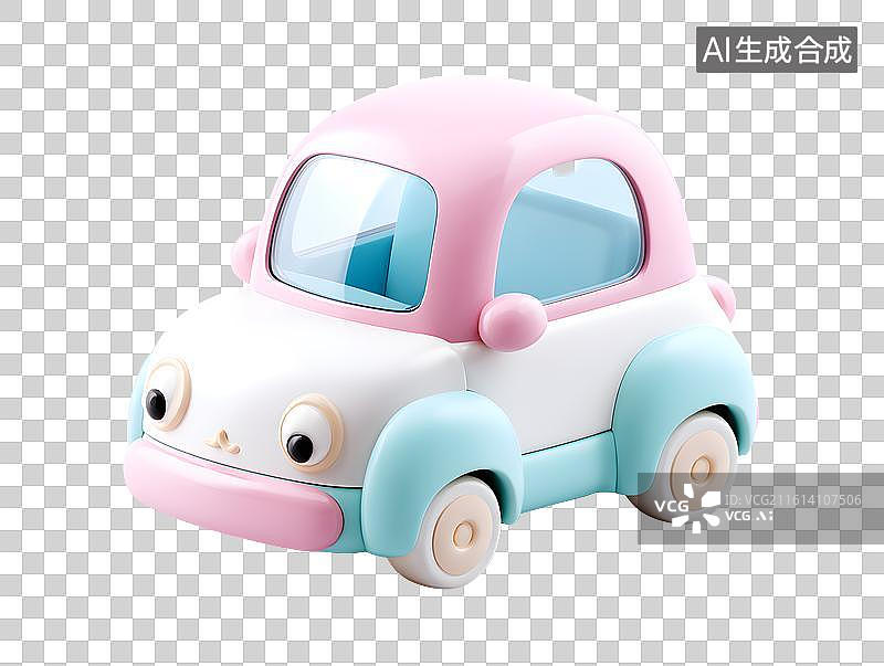 【AI数字艺术】一辆卡通小汽车图片素材