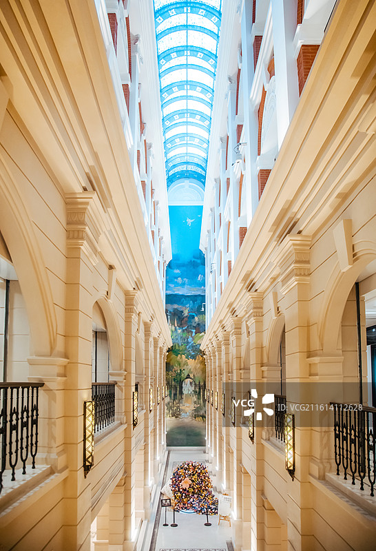 上海市中山东二路22号，外滩二十二号老建筑室内景观图片素材