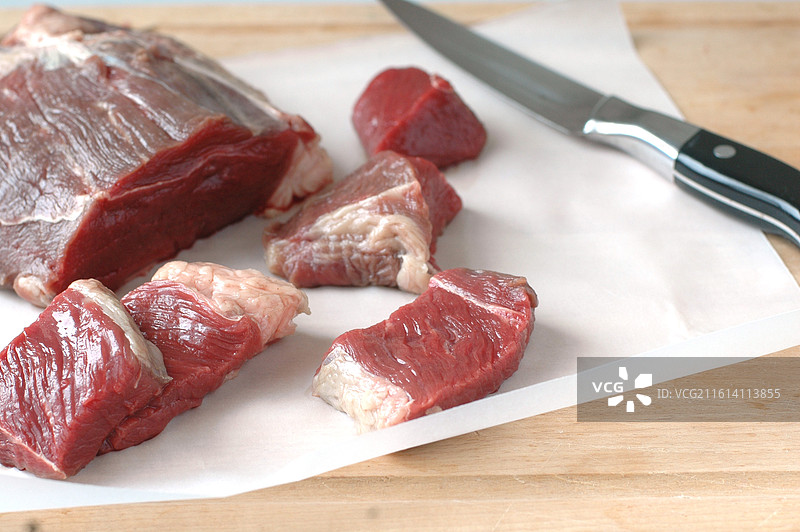 新鲜牛腱子肉图片素材