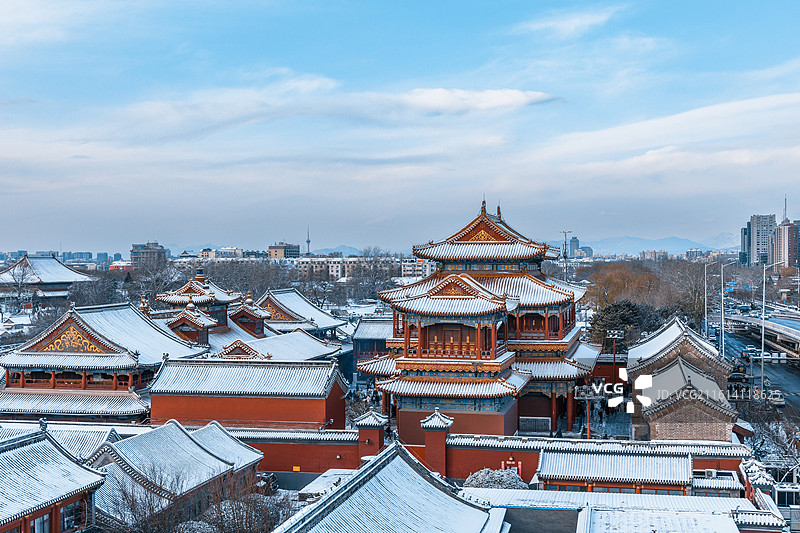 冬季的雪景图片素材