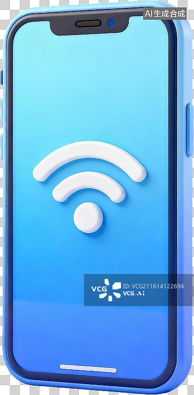 【AI数字艺术】智能手机与网络连接图片素材