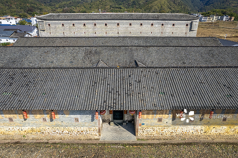 中国广东省韶关市始兴县长围景区航拍图片素材