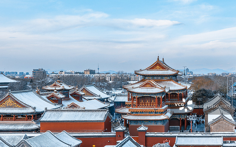 冬季的雪景图片素材