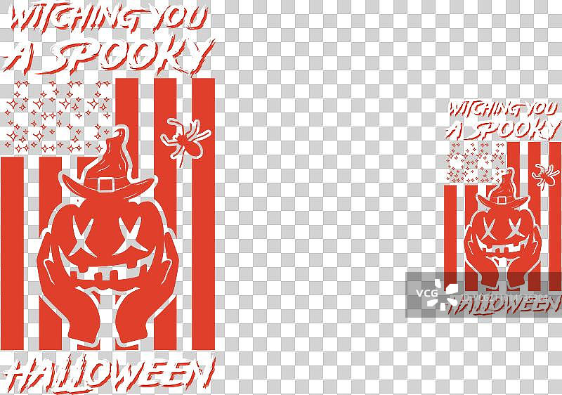 万圣节T恤设计图片素材