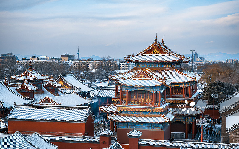 冬季的雪景图片素材
