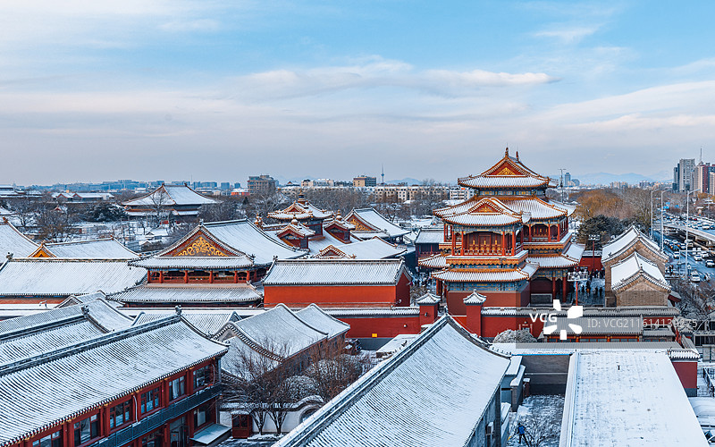 冬季的雪景图片素材