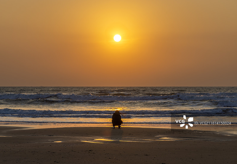 观潮（吴川鼎龙湾）图片素材