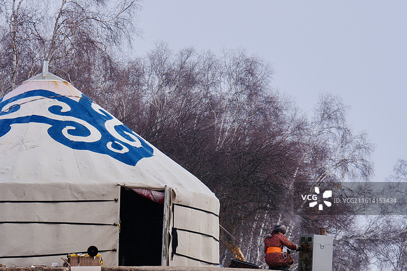 乌兰布统 蒙古包 牧民 生活图片素材