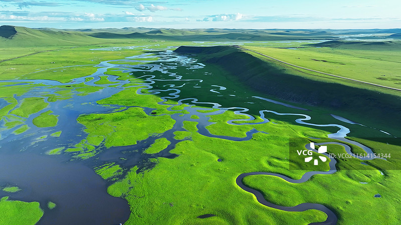 呼伦贝尔莫日格勒河风景图图片素材