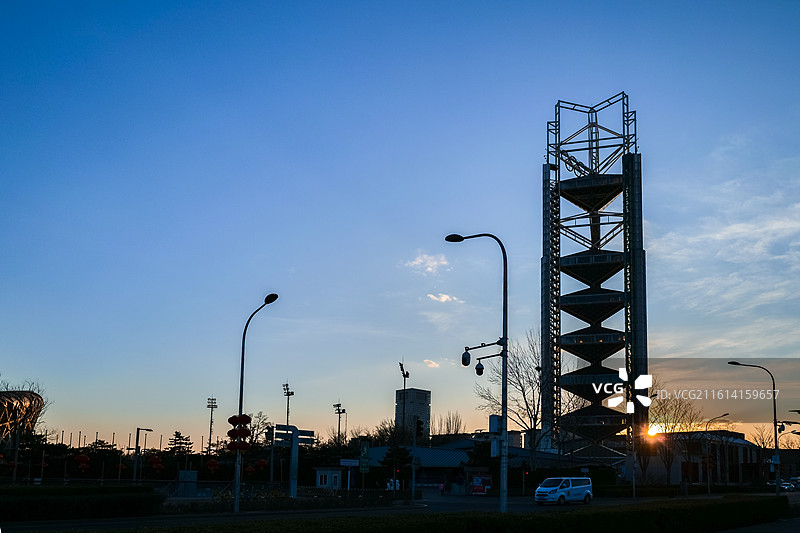 北京奥林匹克公园-玲珑塔图片素材