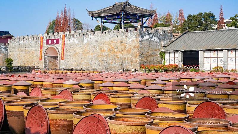 中国四川成都郫都区战旗村郫县豆瓣博物馆图片素材