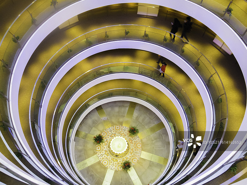 重复圆弧的魅力图片素材