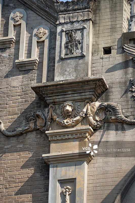武汉各大景点美照长江古德寺博物馆大江大河图片素材