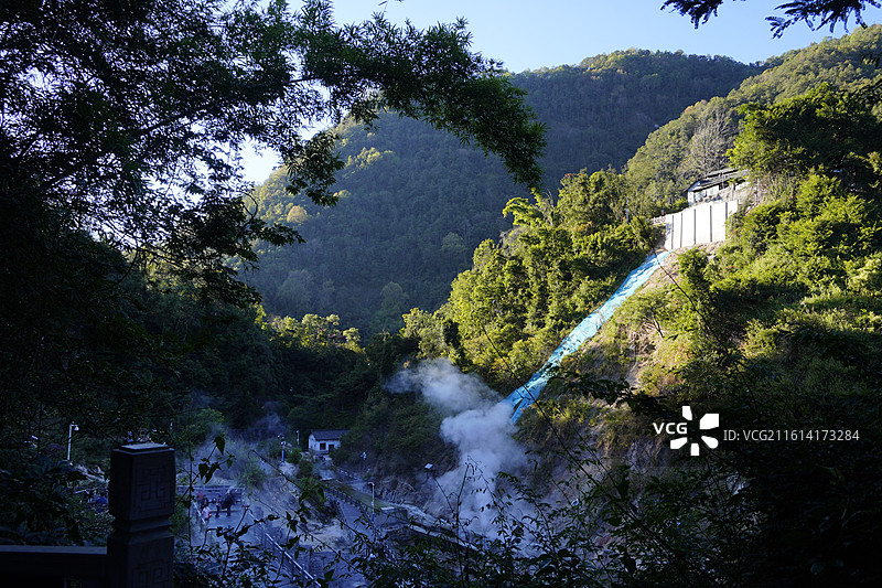 腾冲地热森林公园图片素材