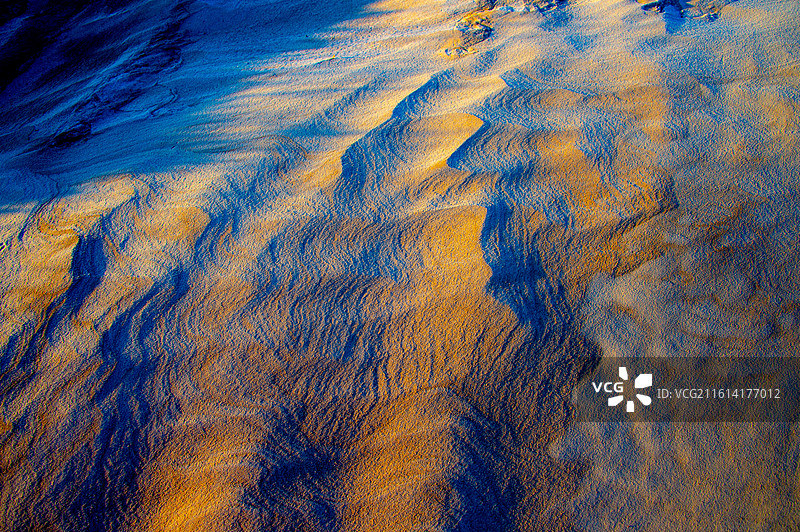 雪后荒漠图片素材