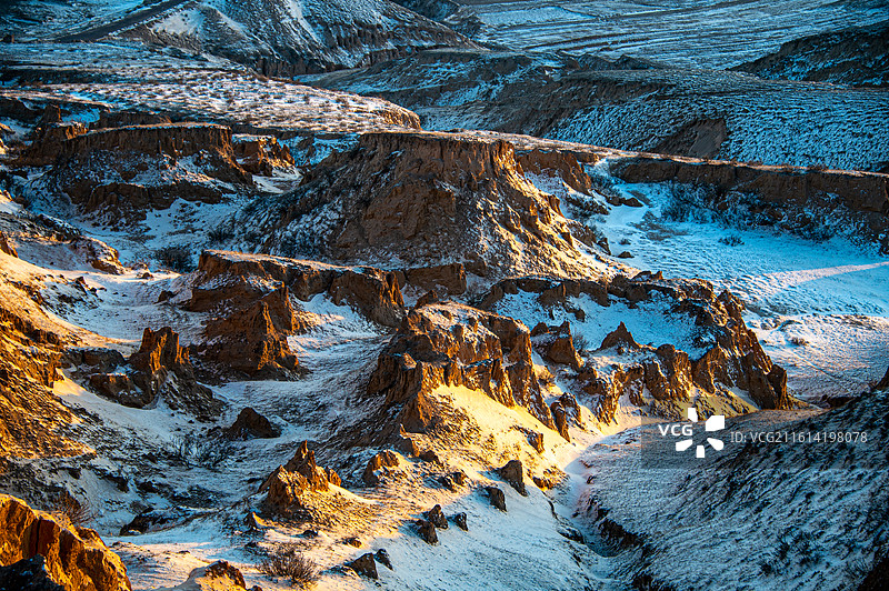 雪后塞外图片素材