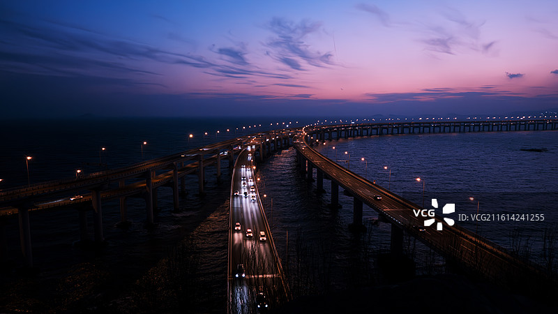 大连跨海大桥图片素材