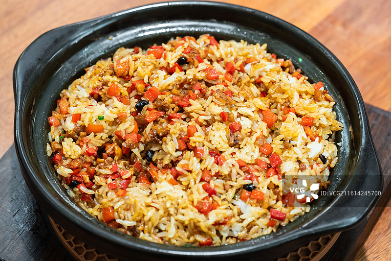 湖南肉汁拌饭 肉汤 煲仔饭 特写 美食 电商 菜单图片素材