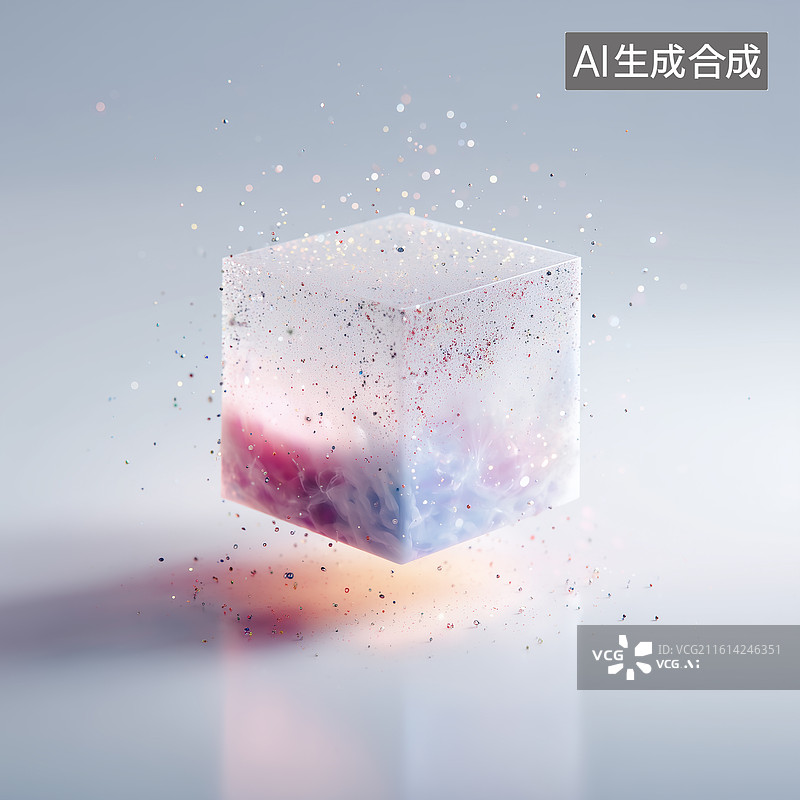 【AI数字艺术】概念智能芯片可视化图片素材