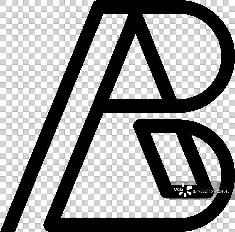 字母BA标志设计图片素材