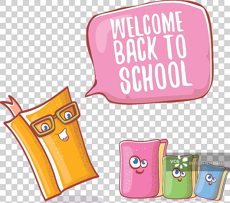 卡通创意返校节宣传横幅或海报图片素材