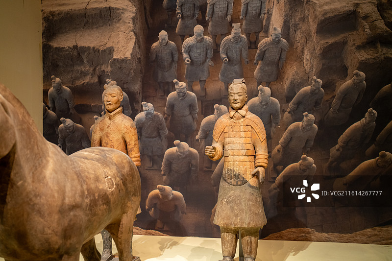 中国国家博物馆秦始皇兵马俑图片素材